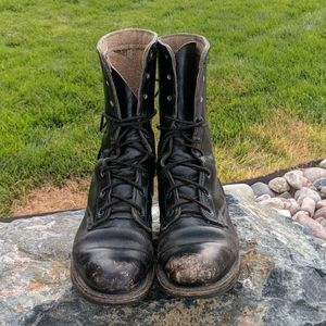 Vintage Military Combat Boots